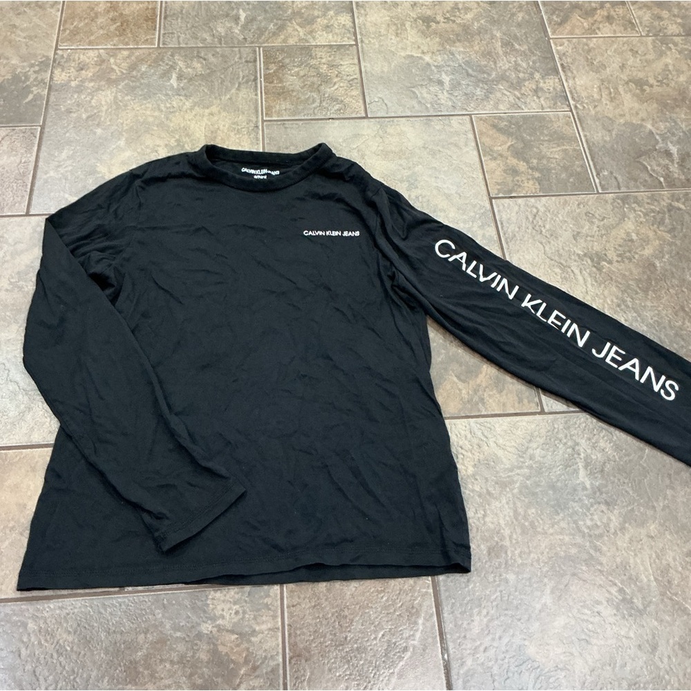 Calvin Klein Jeans Black Long Sleeve Tee casual